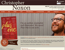 Tablet Screenshot of christophernoxon.com